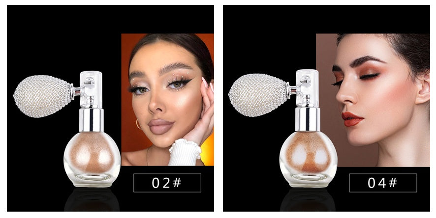 Spray Brightening Glitter Powder Body Powder Highlighter Spray Brightening Glitter Powder Body Powder Highlighter